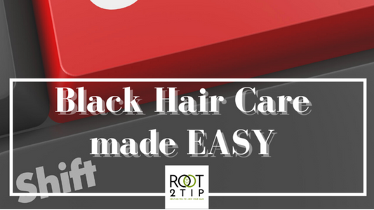 easy hair care for black hair banner