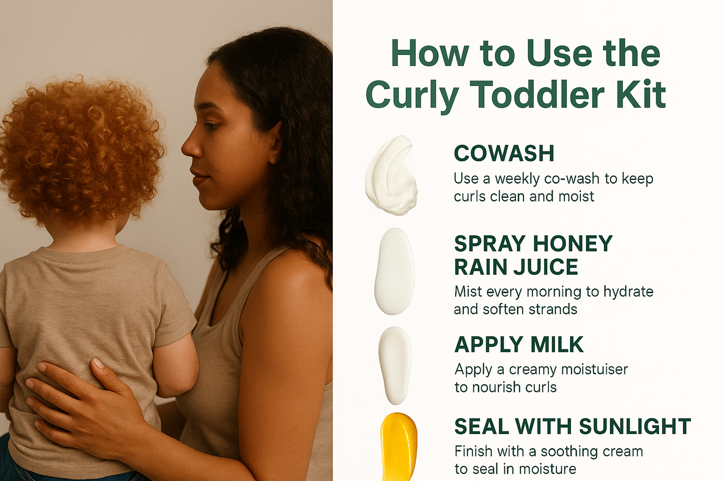 Curly Toddler Hair Kit