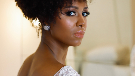 wedding hairstyle for natural hair blog banner