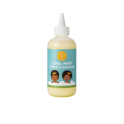 Cool Mint Curl Cleanser (Shampoo) for Afro, Curly, Wavy Kids