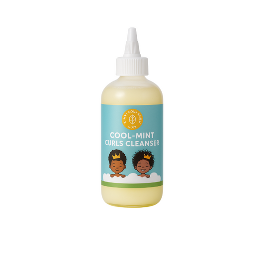 Cool Mint Curl Cleanser (Shampoo) for Afro, Curly, Wavy Kids