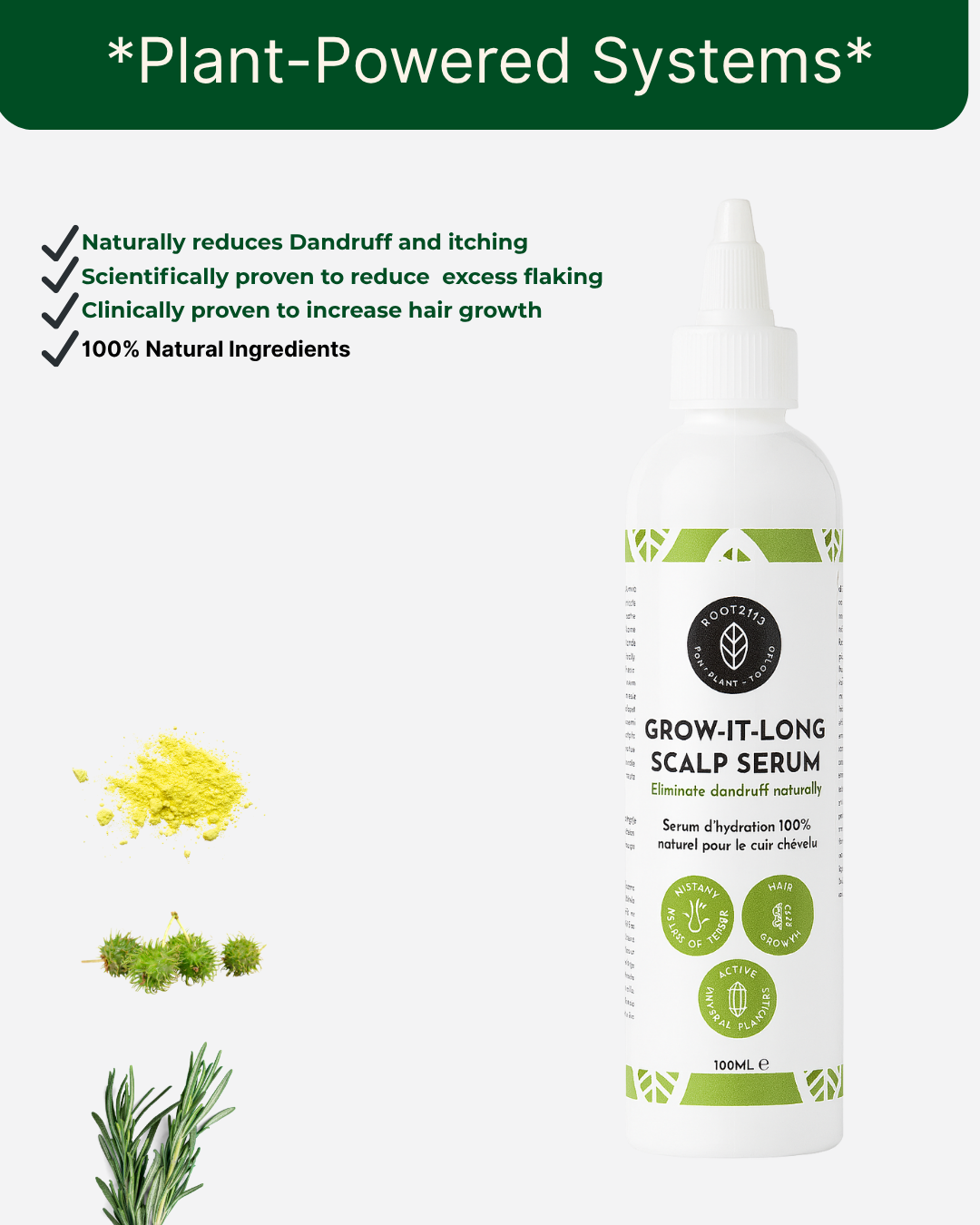 Grow It Long Sulfur Scalp Serum™ - For dry itchy scalps and slow hair growth