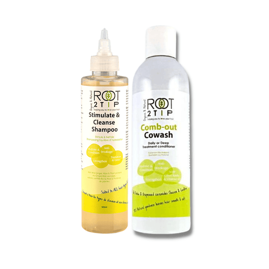 Aloe + Mint SLS-Free Shampoo and Co-wash Conditioner set