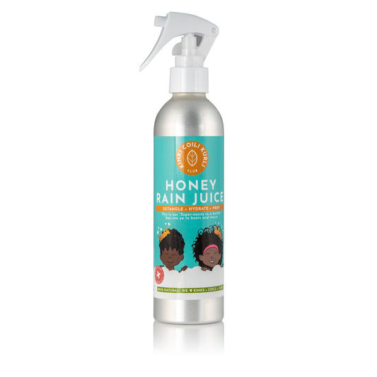 Afro-curly kids hair leave-in detangler - Honey Rain Juice - Refillable Forever bottle